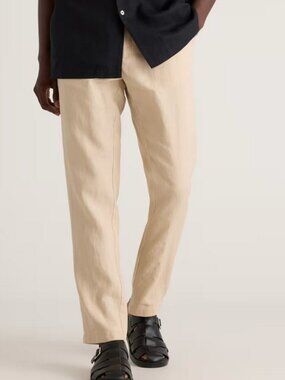 Quince 100% Linen European Dress Pants Size 32 New